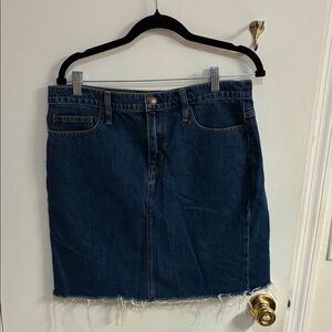 J. Crew Dark Blue Denim Mini Skirt-Sz 10
